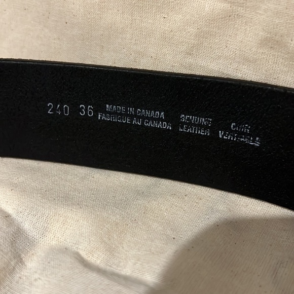 Mens Leather Belt. “Got Beer?” Bottle Opener.  36 waist. - Picture 2 of 4